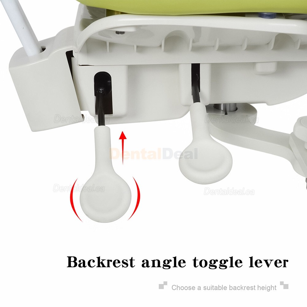 QY-MDS-E3 Dental Microscope Operator Stool Ergonomic Dentist Surgeon Stool PU Leather